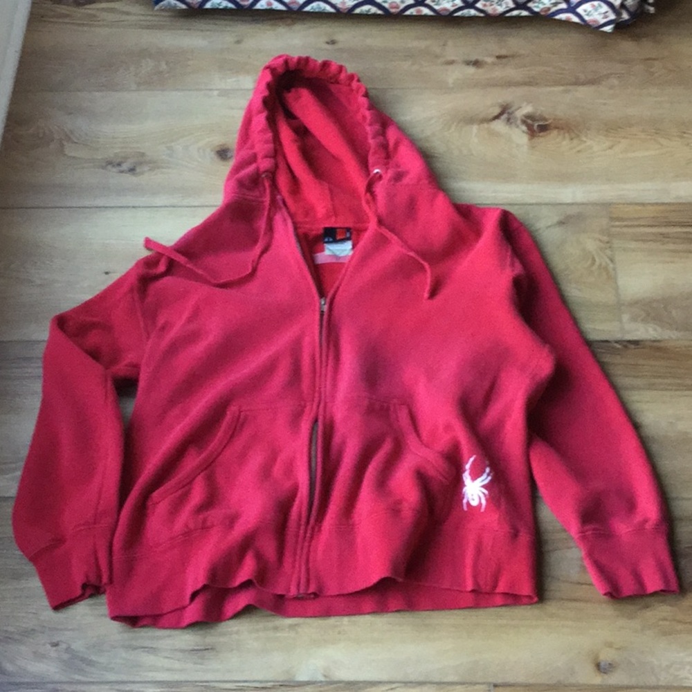 Vintage Spyder Zip Front Hoodie In Men’s Size L.